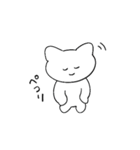 しろいねこと送る生活 4（個別スタンプ：35）
