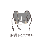 パピヨンのスタンプ② 敬語編 トライカラー（個別スタンプ：13）