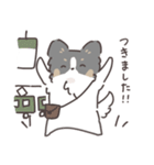 パピヨンのスタンプ② 敬語編 トライカラー（個別スタンプ：24）