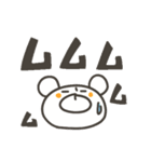 ぽっくま デカ文字（個別スタンプ：3）