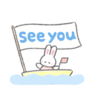 でか文字ふんわりうさちゃん（個別スタンプ：8）