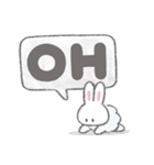 でか文字ふんわりうさちゃん（個別スタンプ：32）