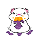 かわいいウーパールーパー（文字なし）（個別スタンプ：5）