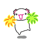 かわいいウーパールーパー（文字なし）（個別スタンプ：8）