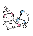 かわいいウーパールーパー（文字なし）（個別スタンプ：14）