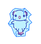 かわいいウーパールーパー（文字なし）（個別スタンプ：24）
