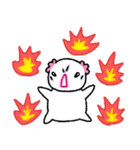 かわいいウーパールーパー（文字なし）（個別スタンプ：34）