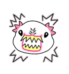 かわいいウーパールーパー（文字なし）（個別スタンプ：35）