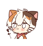 子招き猫 たたまるスタンプ 4（個別スタンプ：6）