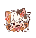 子招き猫 たたまるスタンプ 4（個別スタンプ：20）
