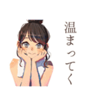 おしとやか着物女子★温泉めぐり（個別スタンプ：36）