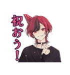 ポジティブ★地雷系男子（個別スタンプ：35）
