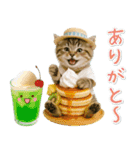 ⚡とびだす！にゃんこの「夏」の毎日（個別スタンプ：12）