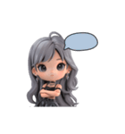 E.V.Eのかわいい日常スタンプ（個別スタンプ：8）