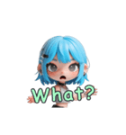 XinraBeat Q：まっすぐな少女Clara（個別スタンプ：8）