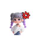 XinraBeat Q：隣の女の子Lunaの日常（個別スタンプ：6）