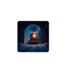 Moonlit Railway✨月明かりの鉄路✨（個別スタンプ：1）