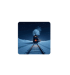 Moonlit Railway✨月明かりの鉄路✨（個別スタンプ：7）
