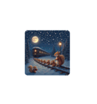 Moonlit Railway✨月明かりの鉄路✨（個別スタンプ：15）
