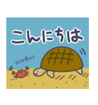 日常で使えるゆるい海の生き物（個別スタンプ：3）