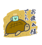 日常で使えるゆるい海の生き物（個別スタンプ：7）