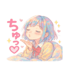 放課後カップル（個別スタンプ：5）