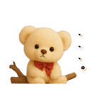 毎日使える♪秋テディベアの日常フレーズ（個別スタンプ：21）