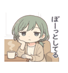 一生眠い女（個別スタンプ：10）