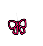 リボンのオーナメントです（個別スタンプ：1）