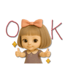 mottoの大人ぱっつんボブドール♡毎日（個別スタンプ：10）