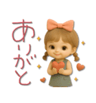 mottoの大人ぱっつんボブドール♡毎日（個別スタンプ：14）