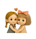 mottoの大人ぱっつんボブドール♡毎日（個別スタンプ：16）