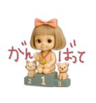 mottoの大人ぱっつんボブドール♡毎日（個別スタンプ：30）