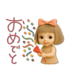 mottoの大人ぱっつんボブドール♡毎日（個別スタンプ：32）