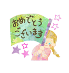 虹色ガール2【敬語】（個別スタンプ：31）