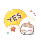 【秋】ず～っと使える♡おもちのきもち（個別スタンプ：37）