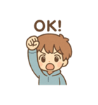 星かざり少年の気分スタンプ（個別スタンプ：10）