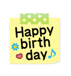 シンプル付箋メモ！日常会話❤スタンプ（個別スタンプ：20）