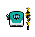 列車の顔スタンプ No.01（個別スタンプ：2）