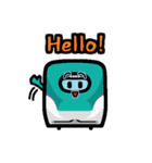 列車の顔スタンプ No.01（個別スタンプ：3）