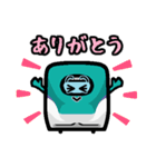 列車の顔スタンプ No.01（個別スタンプ：4）