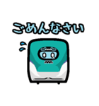 列車の顔スタンプ No.01（個別スタンプ：5）