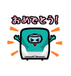 列車の顔スタンプ No.01（個別スタンプ：7）