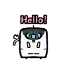 列車の顔スタンプ No.01（個別スタンプ：13）