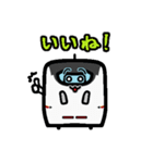 列車の顔スタンプ No.01（個別スタンプ：18）