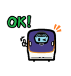 列車の顔スタンプ No.01（個別スタンプ：21）