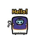 列車の顔スタンプ No.01（個別スタンプ：23）