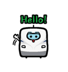 列車の顔スタンプ No.01（個別スタンプ：33）