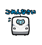 列車の顔スタンプ No.01（個別スタンプ：35）