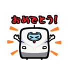 列車の顔スタンプ No.01（個別スタンプ：37）